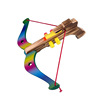 Wooden street toy, interactive bow and arrows, for children and parents