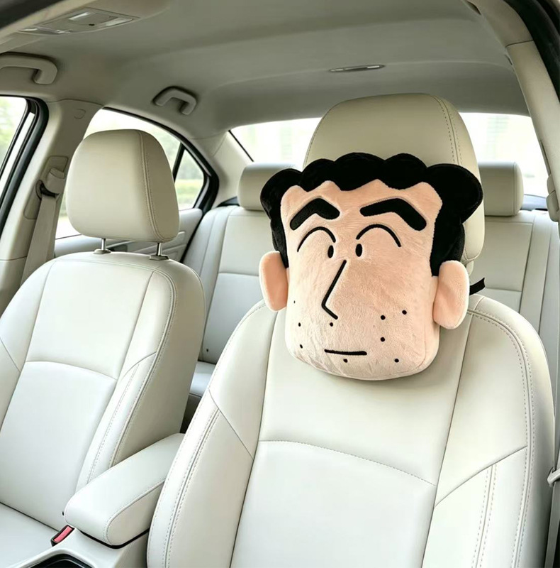 Little Policewoman Cartoon Cute Lady Car Headrest Comfortable Neck Pillow Cushion Personalized Stylish Car Headrest