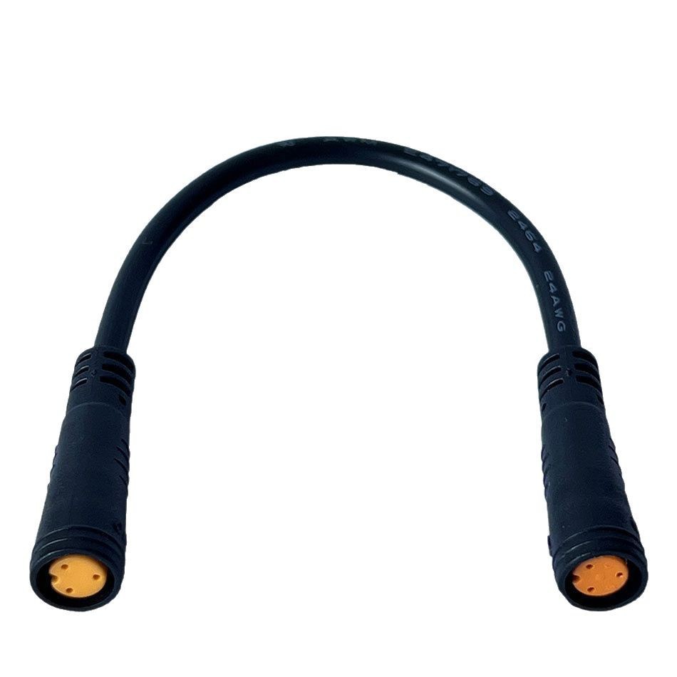 NFOX motor de ocho partes, conexión de apagado de freno ebike, cable adaptador impermeable, cable de conversión 3PIN de doble hembra M8