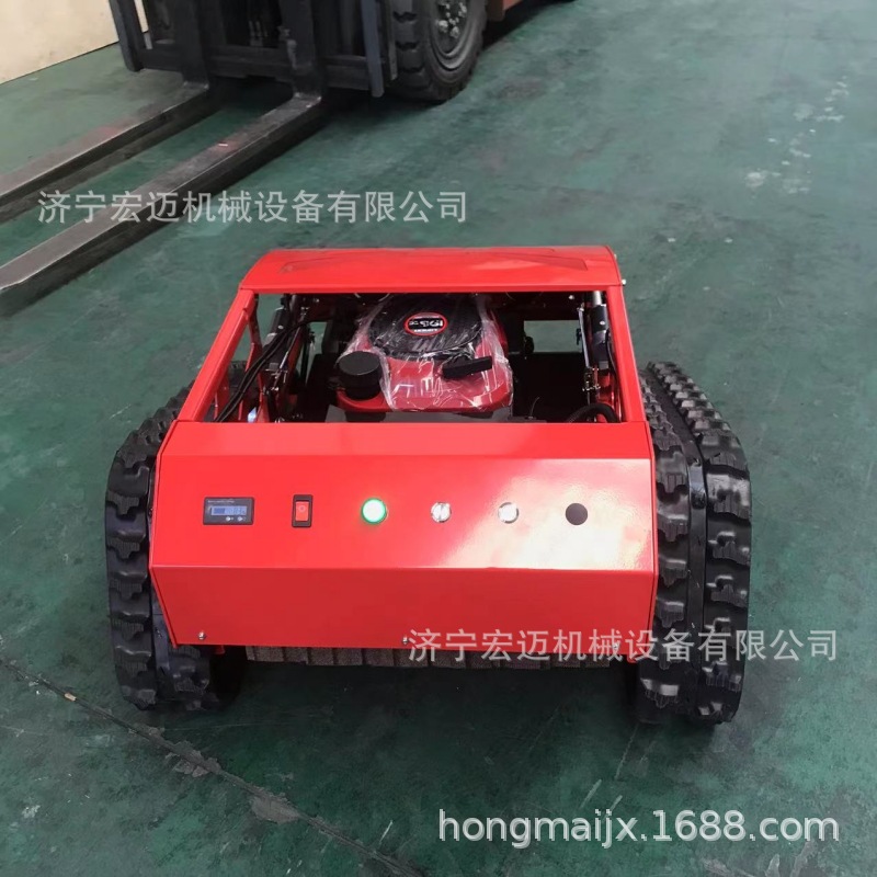 小型遥控自动割草机履带式除草机现货供应品牌发动机遥控割草器