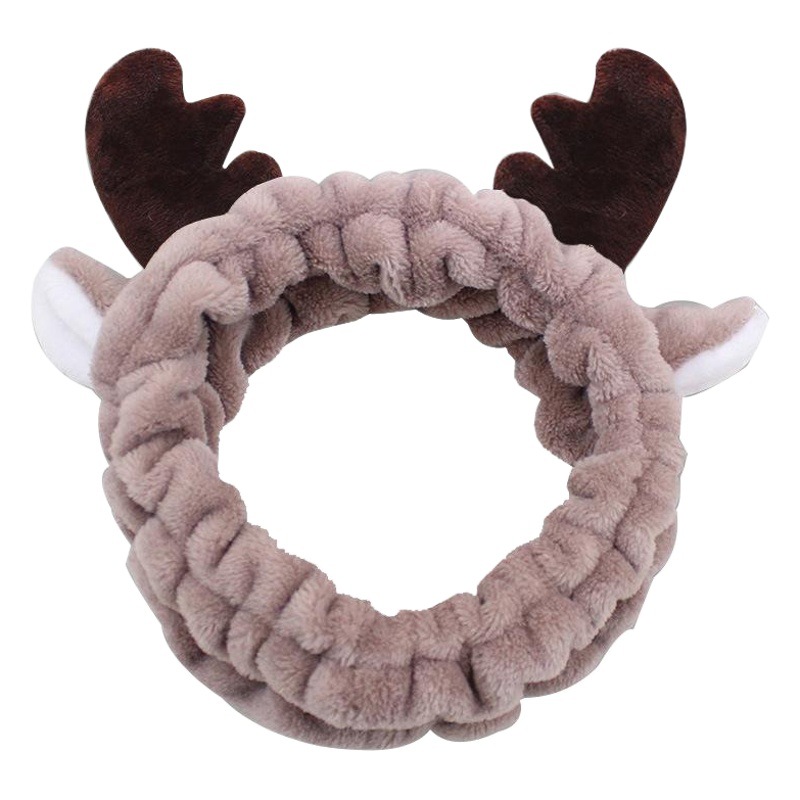 [Aiqi] Internet celebridad lavado facial banda de pelo tocado femenino simple Corea del Sur Linda diadema máscara estilo coreano diadema pelo presionando