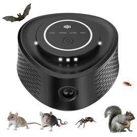 新款智能驱鼠器超声波大功率多功能驱蚊器驱蟑螂器墙插老鼠驱赶器