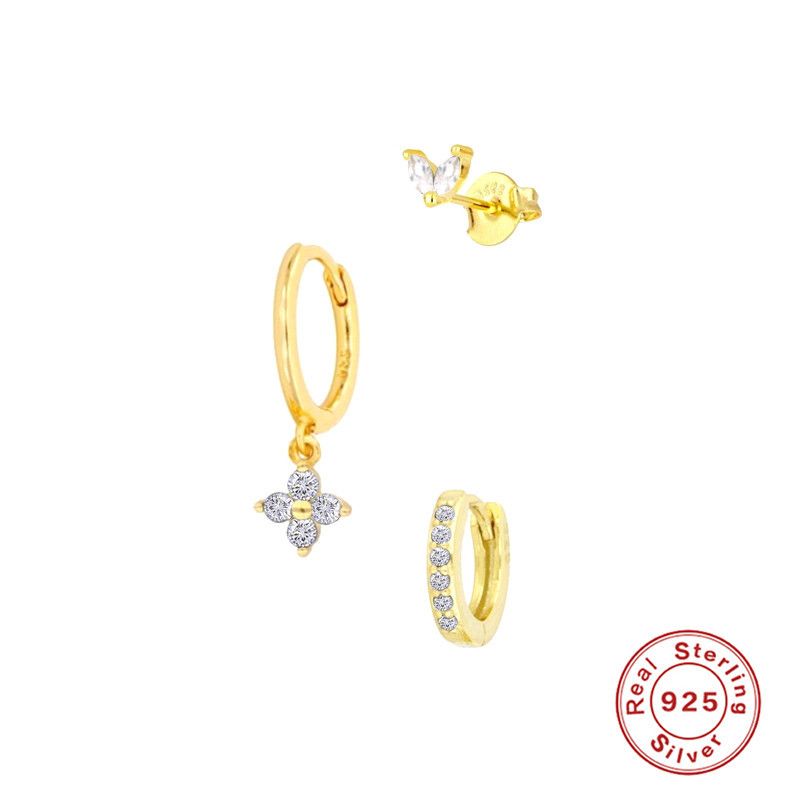 4g Weight 925 Sterling Silver Ear Needle Material 18K Gold Plated Plating Material Drop Earrings, Earrings, Ear Studs Classification 1 Set Quantity Date, Tea Party Occasion Copper Material Geometric Pattern All Seasons Season Women's Gender Elegant, Shiny Style 1 Set Elegant Shiny Geometric Copper 18K Gold Plated Drop Earrings Earrings Ear Studs 40