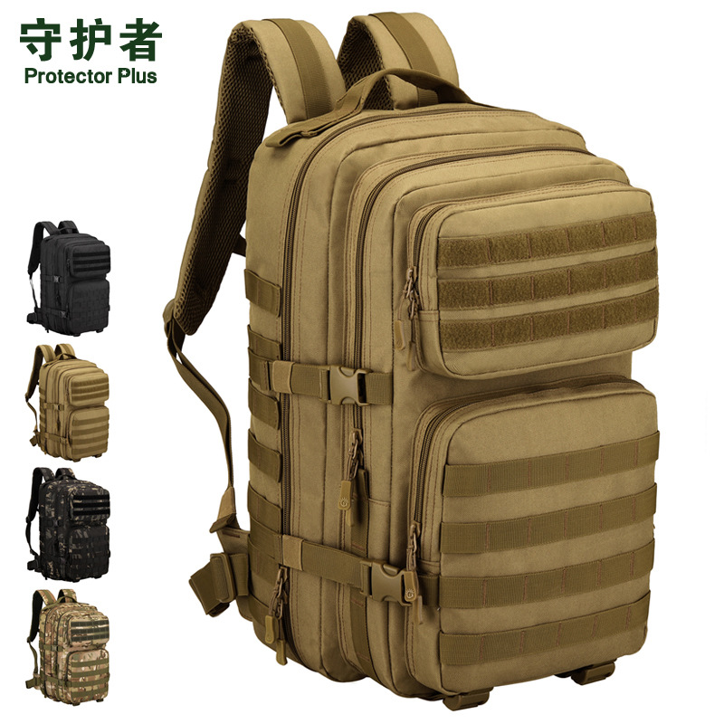 Guardian Mochila táctica militar fan al aire libre caminata hombre multifuncional de gran capacidad de montaña viaje mochila portátil