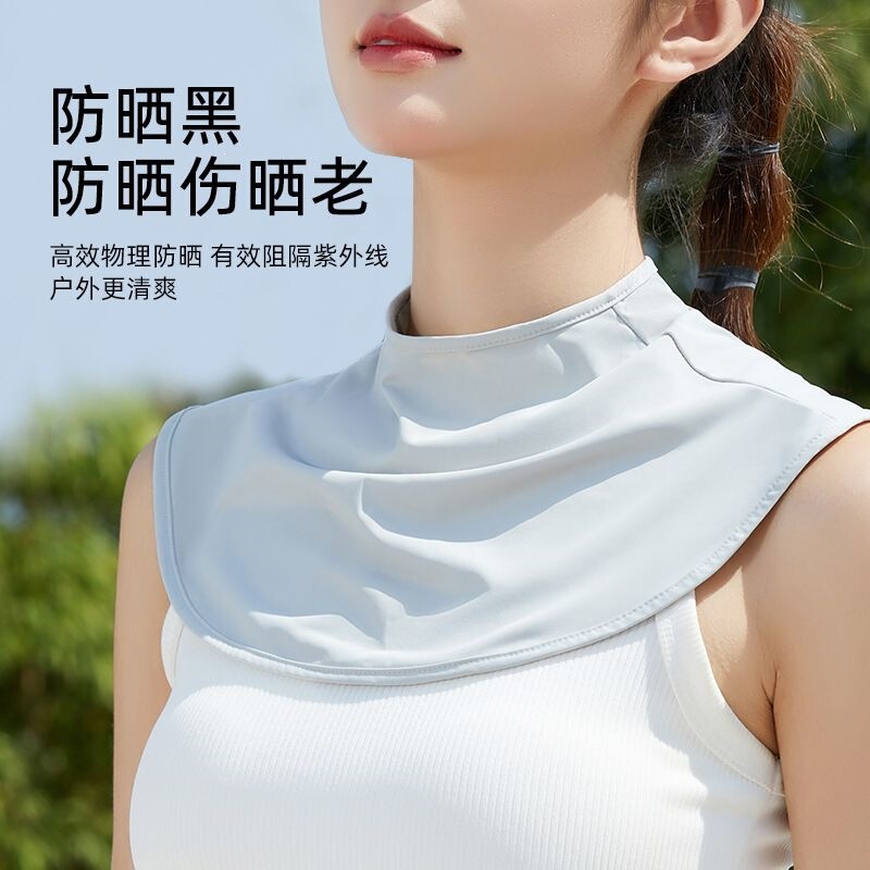 Sun Protection Shawl, New Style for Women, Ice Silk Outdoor Cycling Uv Protection, Lightweight Neck Gaiter, Non-Pilling, Breathable A40