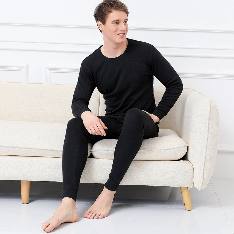 Осенний комплект мужского термобелья с круглым вырезом и средней горловиной, уличный ларек, осенняя одежда и длинные брюки, тонкий базовый слой, производитель, оптовая продажа