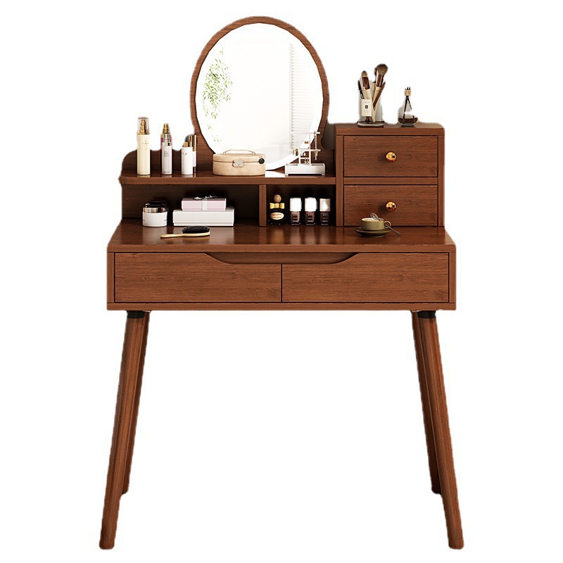 Tocador pequeño apartamento dormitorio simple moderno almacenamiento integrado mesa de maquillaje simple estilo de registro mesa de maquillaje de noche