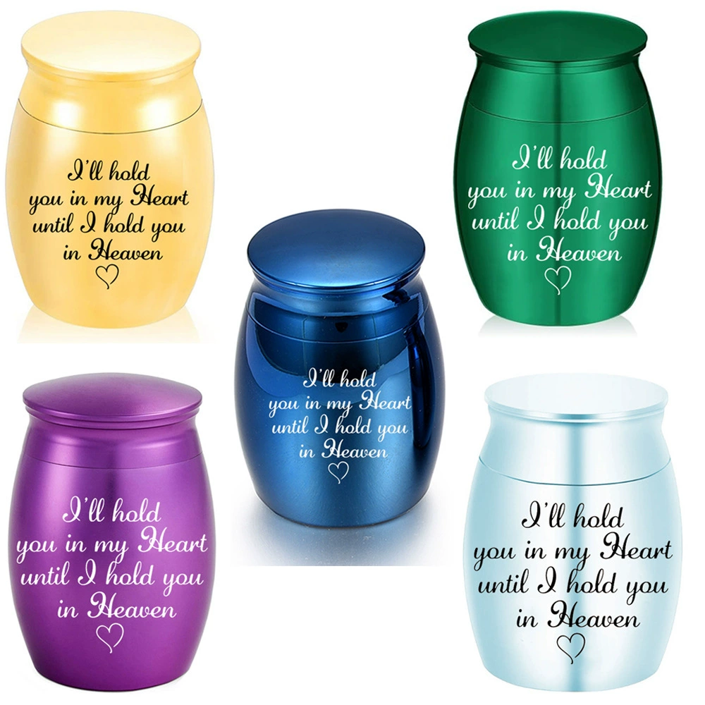 Новые трансграничные экспортные металлические урны для кошек и собак, большие и малые размеры, герметичные похоронные принадлежности, урны для праха домашних животных