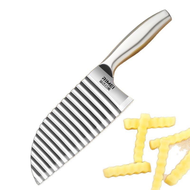 cuchillo de patatas fritas de acero inoxidable cuchillo ondulado cuchillo de patatas fritas cuchillo de patatas fritas cuchillo de patatas fritas cuchillo de patatas fritas