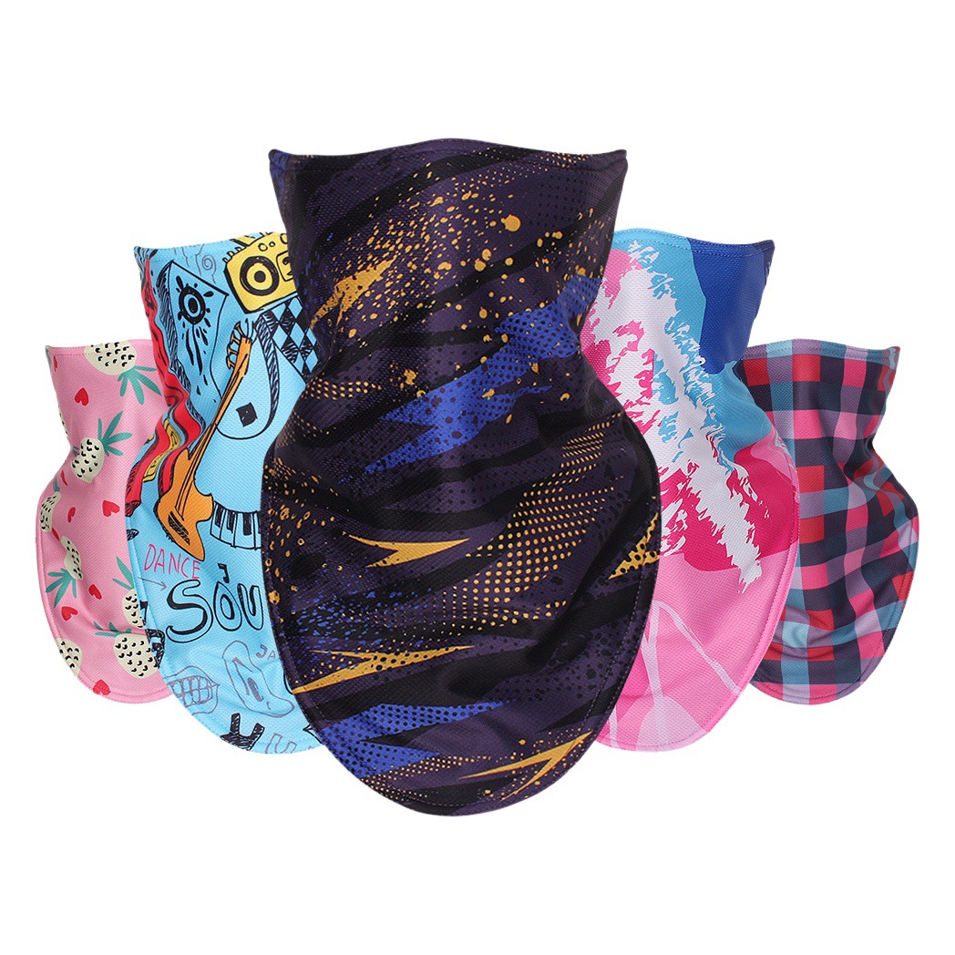 Otoño e invierno cálido esquí máscara deportes al aire libre cuello de equitación hombres y mujeres bufanda a prueba de frío capucha polar protección facial