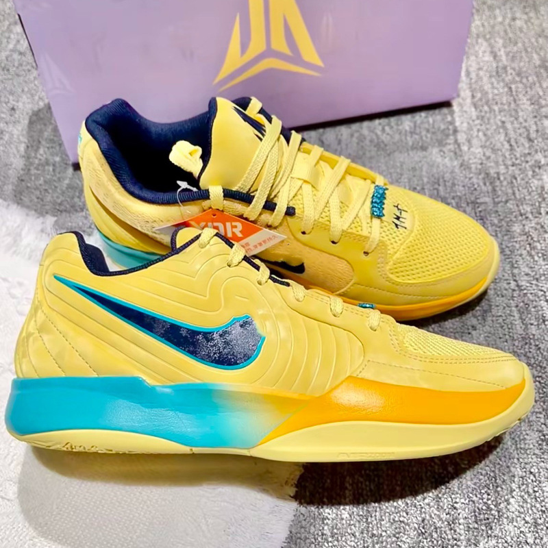 Pure Original Ja 2 Morant 2Nd Generation Practical Basketball Shoes, Cushioning, Wear-Resistant, Breathable, Anti-Torsion, Men's and Women's Casual Sports Trendy Shoes