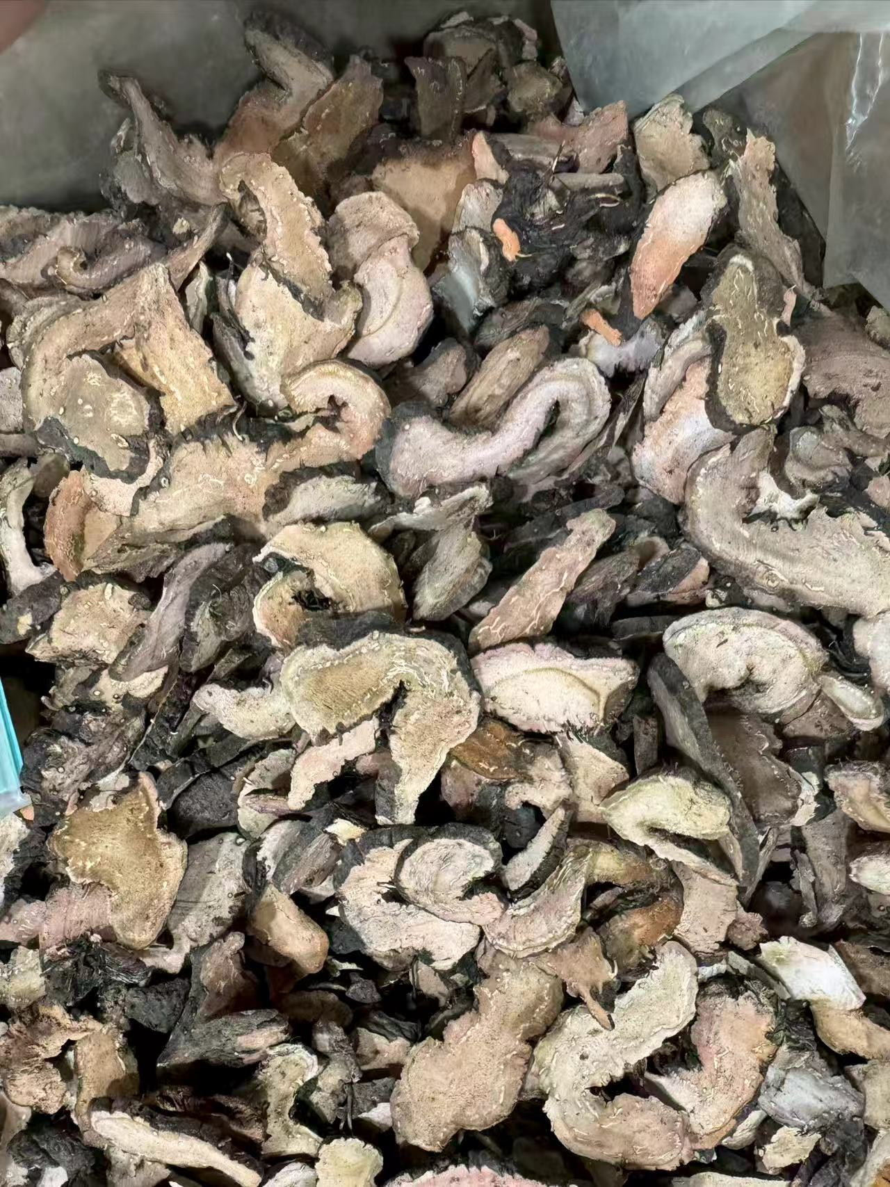 Purple Bistort Root Zishen 紫参 Dried Bistorta officinalis Rhizome Slices Traditional TCM Herb 1000g Bag details