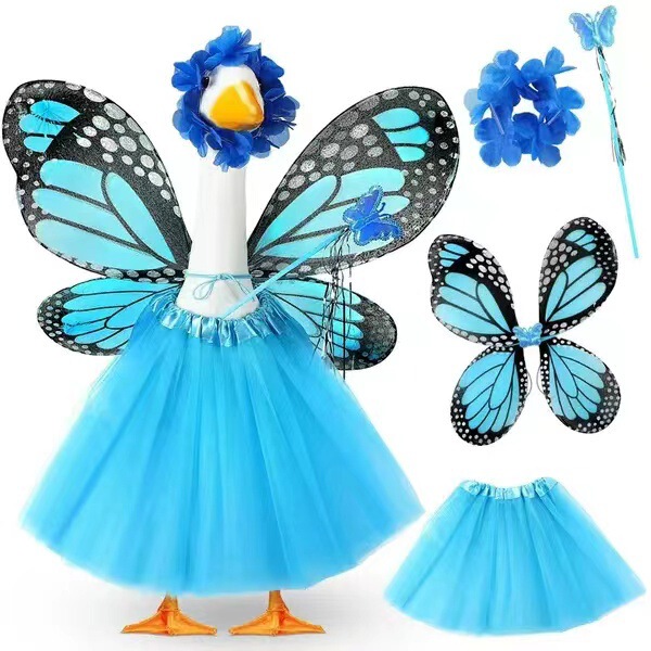 New Butterfly Wings Set Ink Feather Fairy Wand Props Halloween European and American Cross-Border Children's Headband Wholesale New Butterfly Wings Set Ink Feather Fairy Wand Props Halloween European and American Cross-Border Children's Headband Wholesale