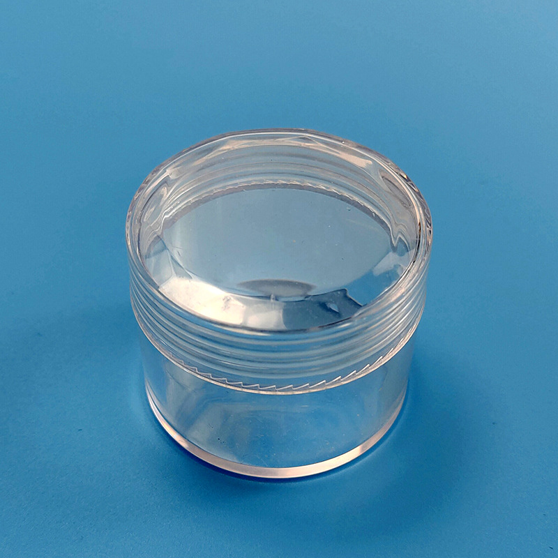 亚克力小圆盒透明美甲零件整理盒水晶泥气泡胶盒首饰化妆品塑料盒
