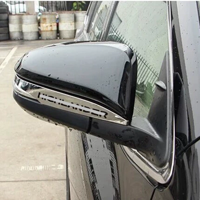 Şüşə kənarı xromları/moldingləri | Suitable for Toyota 18 Grille Modification - electroplating-reverse-mirror-anti-scratch-striplogo-black-2m
