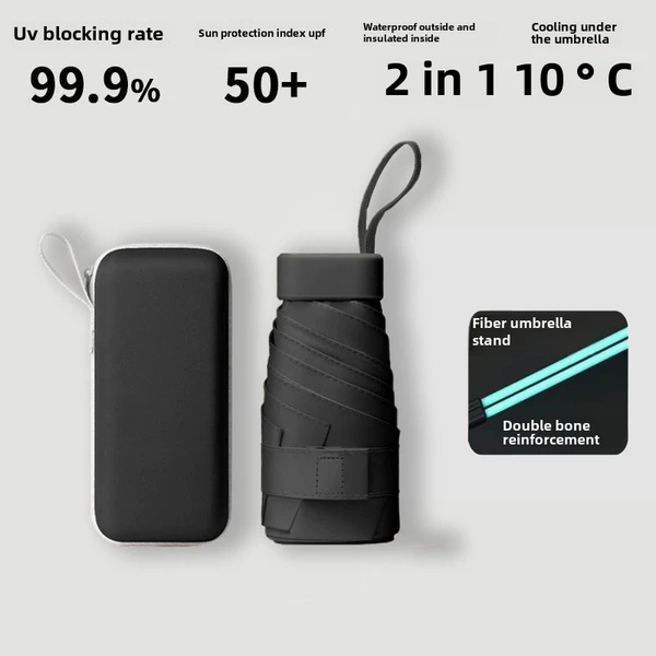 【New 60% off super strong 12 bone reinforcement】High-end black+storage box