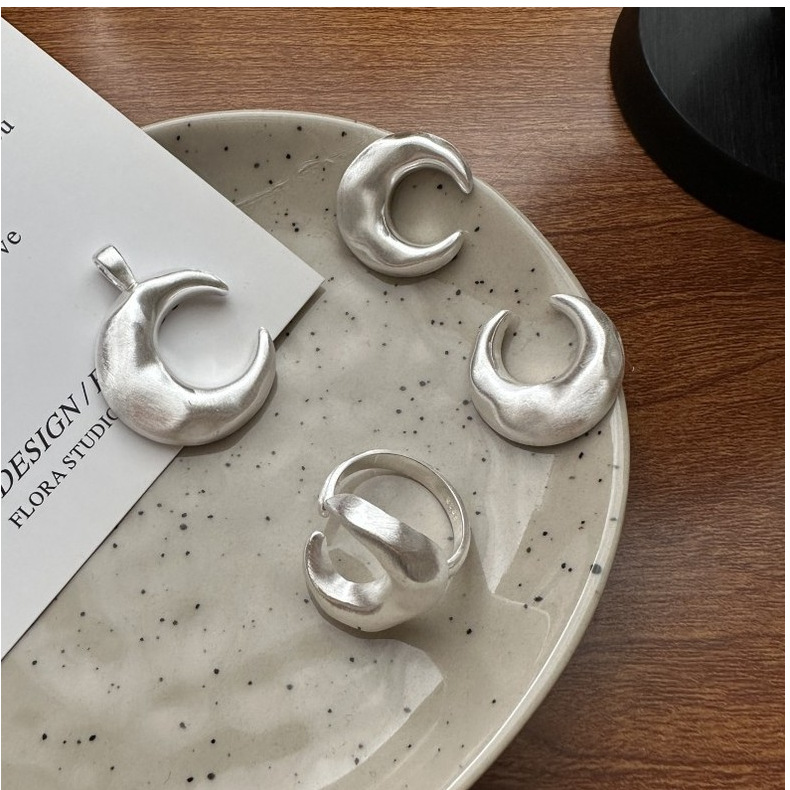 Plating Design 925 Sterling Silver Geometric Rings 925 Sterling Silver Rings