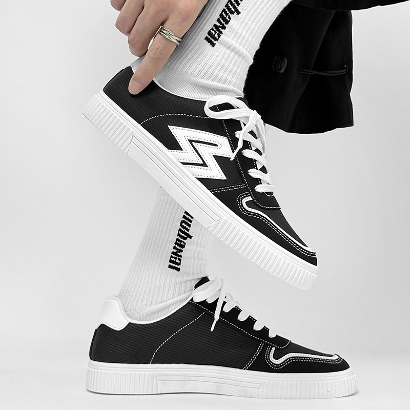 Men's Casual Flat Canvas Sneakers Versatile Student Shoes_voghion.com