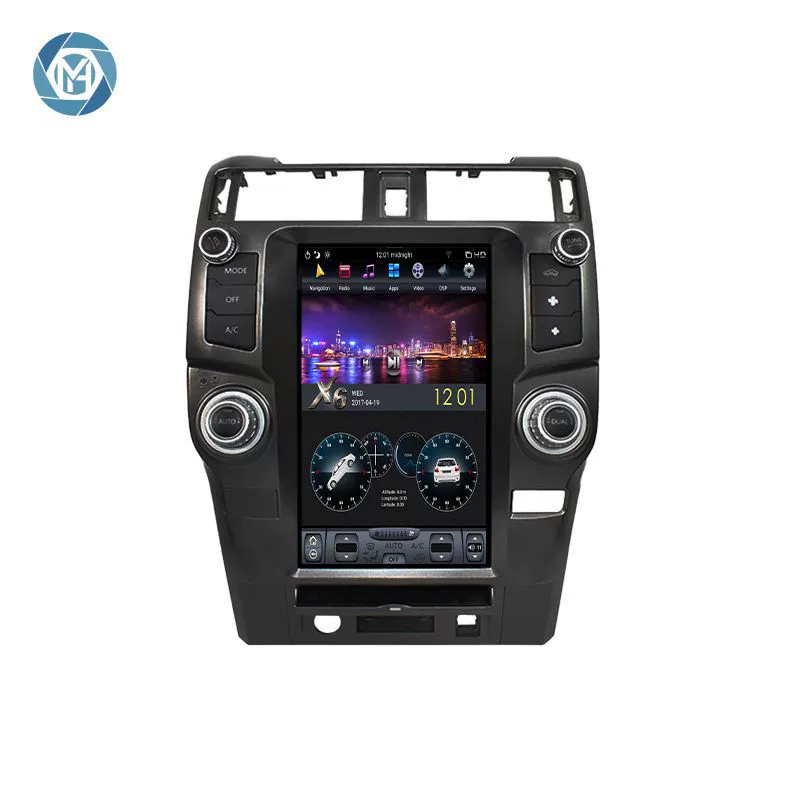 Подходящее для Toyota Super Fighter 2009-2019 вертикальный экран превышение Toyota 4 Runner PX6