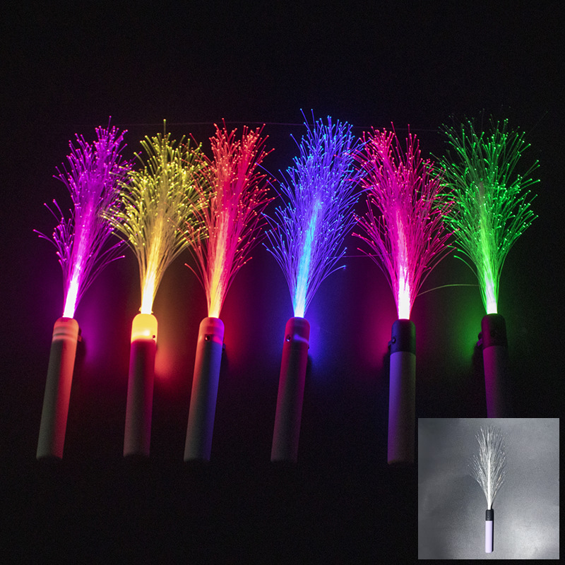 LED Fiber optic rod7�ʱ�ɫӫ����ư�ҹ���ɶ������ݳ��ᷢ���