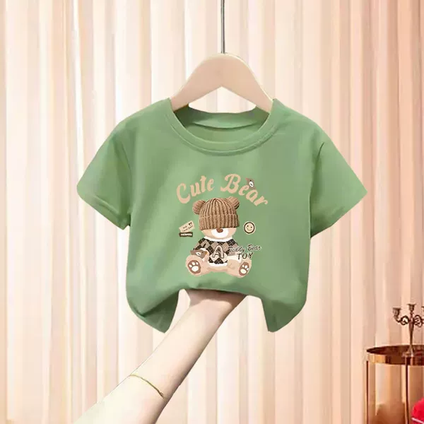Hat bear green t