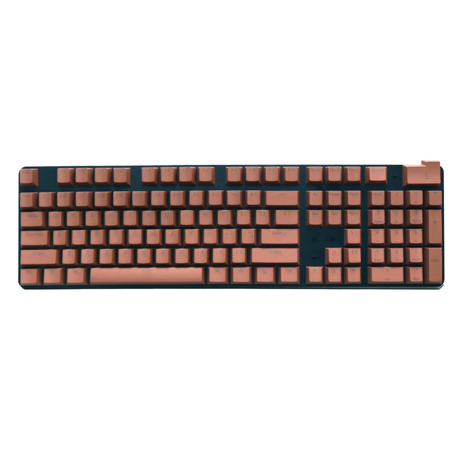 Abs色合わせ61/87/104キーメカニカルキーボードキャップ2色閉口文字透光カラーキーキャップkey cap