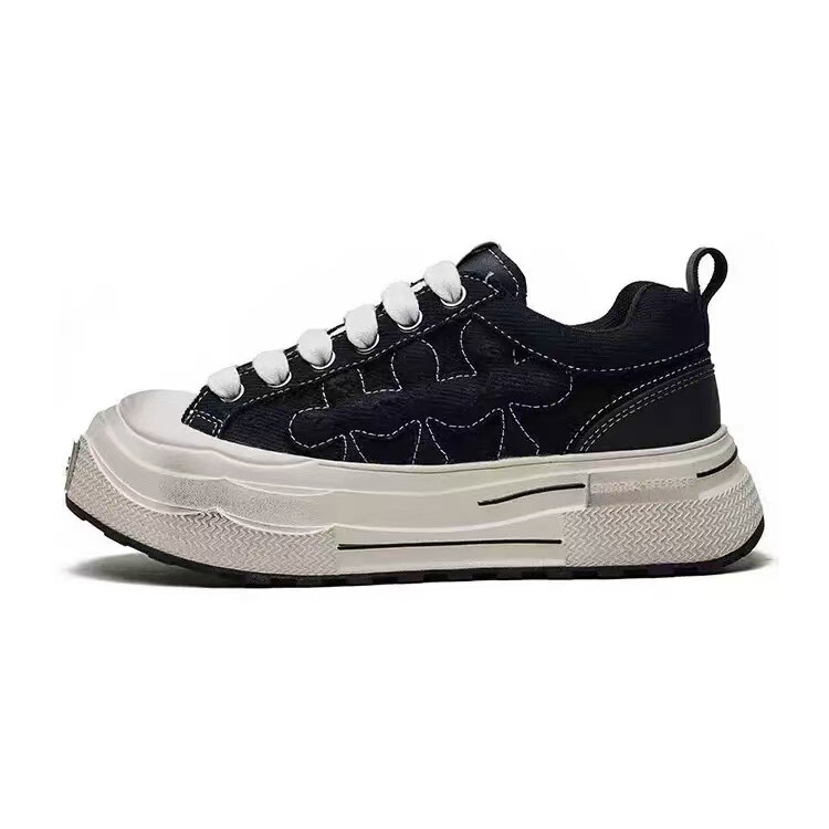 Shoot Bran Ensemble Series Wear-Resistant Thick-Soled Retro Distressed Denim Canvas Shoes, Unisex Shoes Shoot Bran Ensemble Series Wear-Resistant Thick-Soled Retro Distressed Denim Canvas Shoes, Unisex Shoes