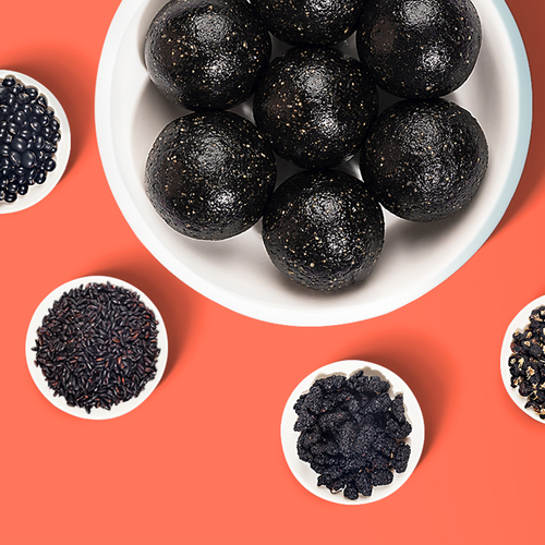 Yanzhifang snacks black sesame balls health pills handmade pastries black sesame balls wholesale