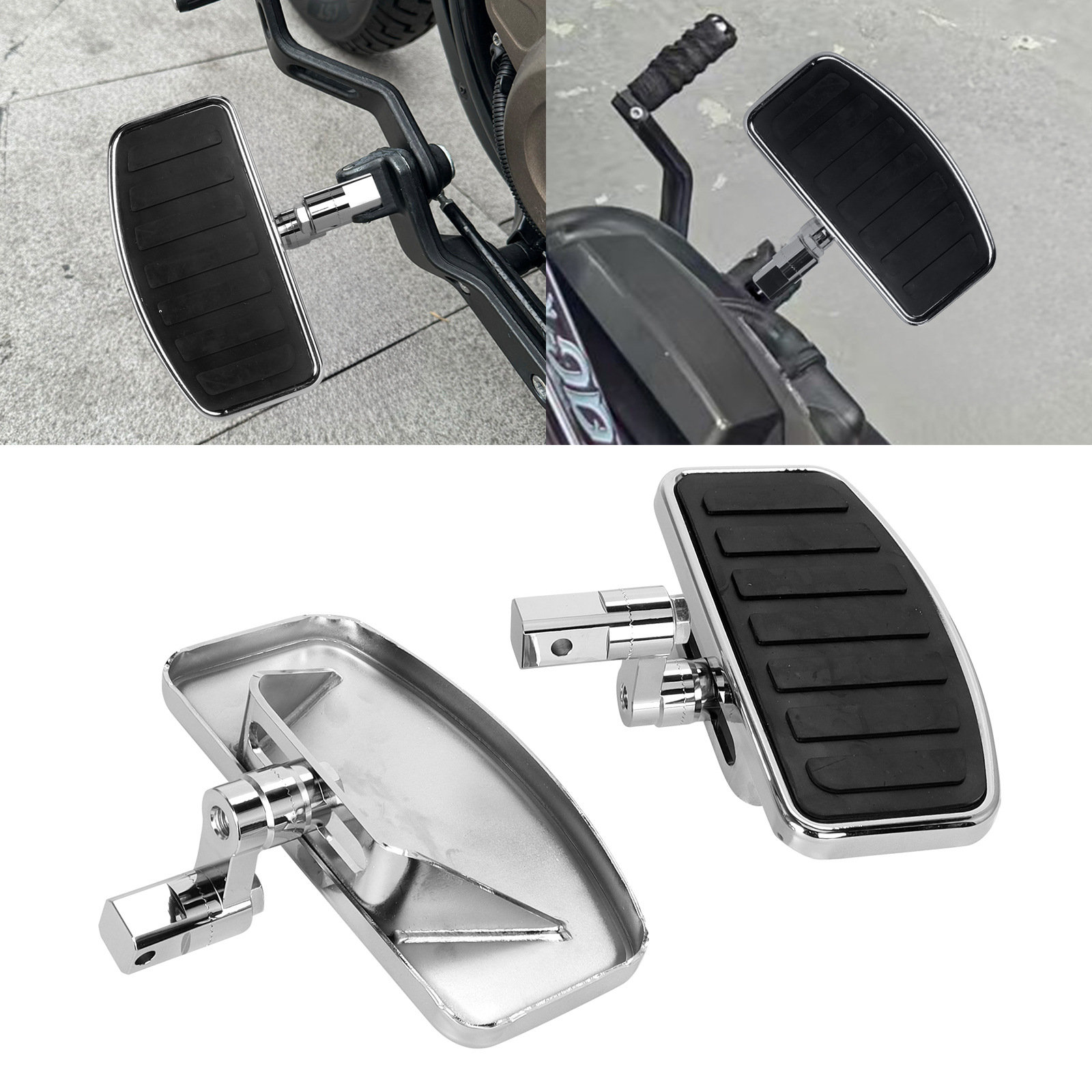 Motorcycle accessories: Modified front and rear large footrests, suitable for VTX 1300/1800