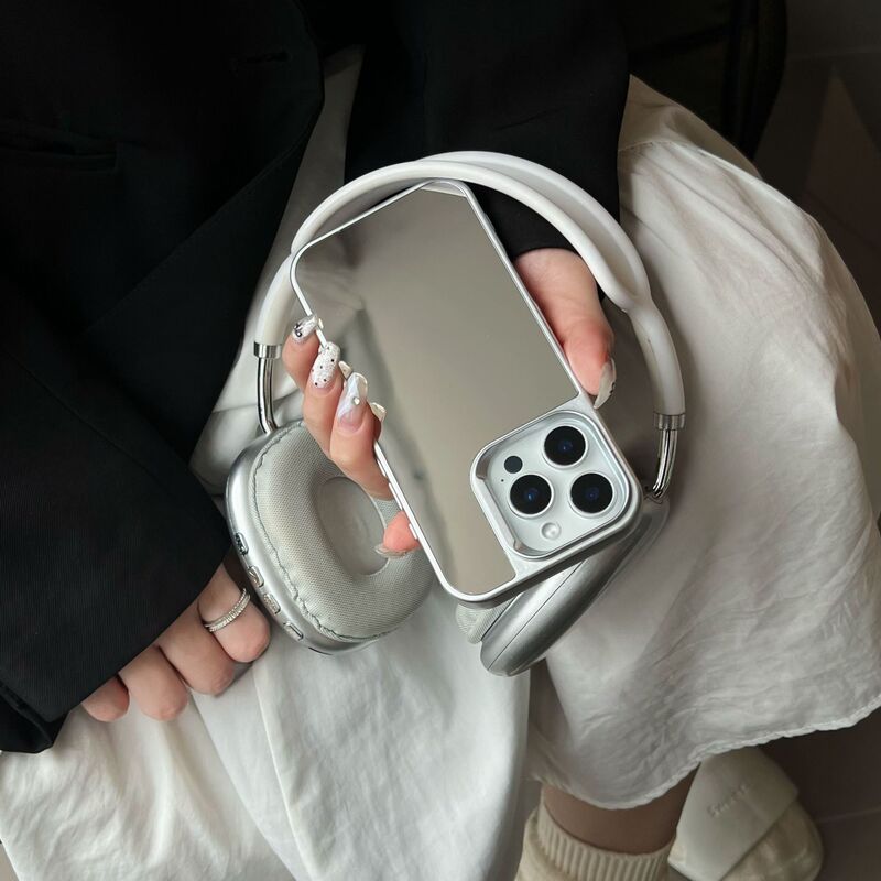 For Apple 16promax Mobile Phone Case New Mirror iphone13 Hard Shell 14 Electroplating 15 Drop 11 Female 12