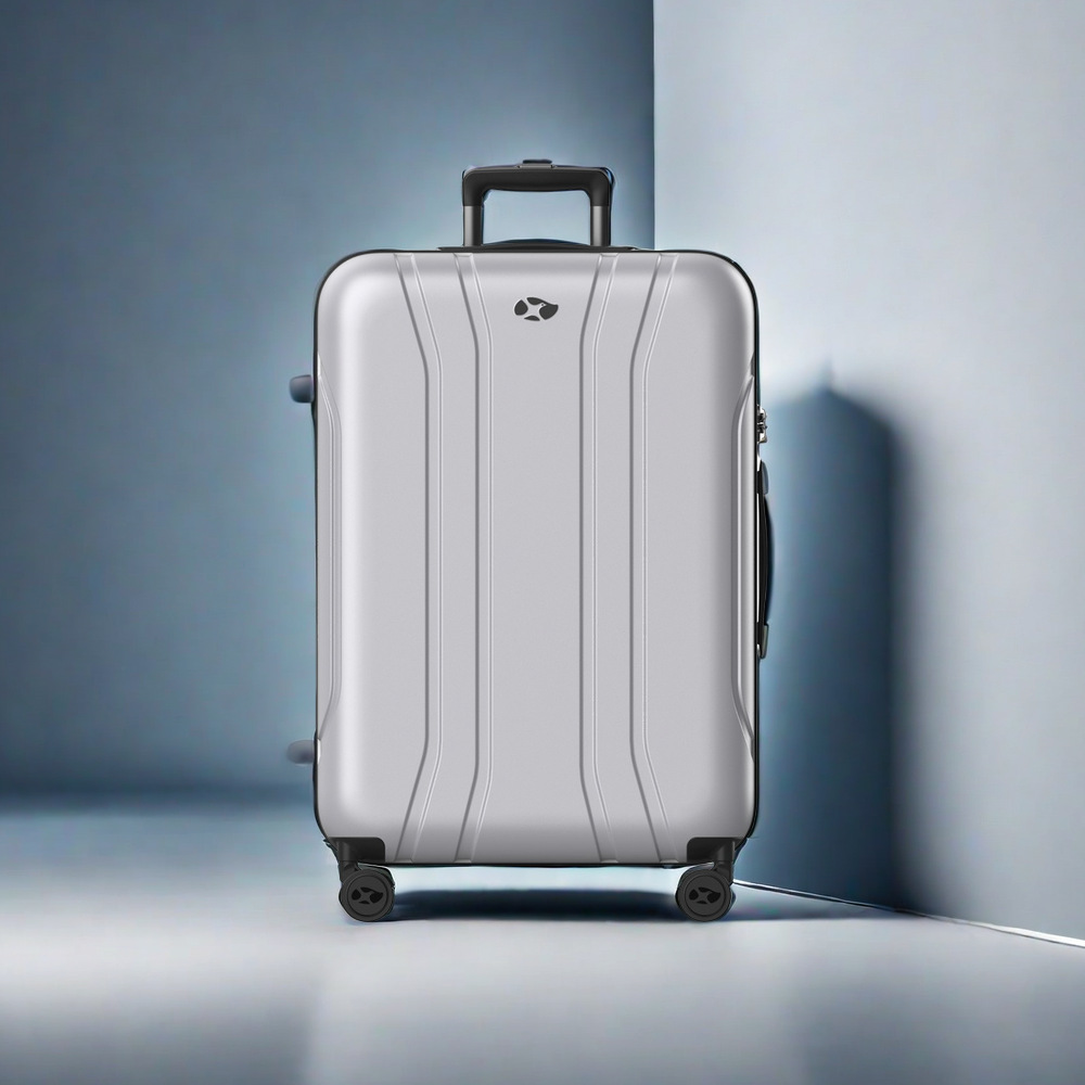 Vali kéo nhựa PC bánh xe vạn năng có khóa mật khẩu, size cabin 20 inch — Cao cấp chi tiết 1