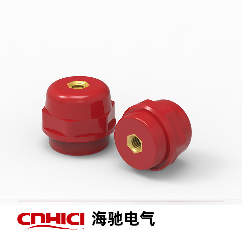 厂家供应 红色绝缘子系列SM-40*10  铜绝缘子 红色 物价物廉