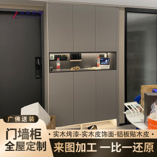 Foshan Whole House Wardrobe Customization Factory, Wardrobe Cabinet Customization, Living Room Wine Cabinet, Shoe Cabinet, Supports Export Processing According to Drawings