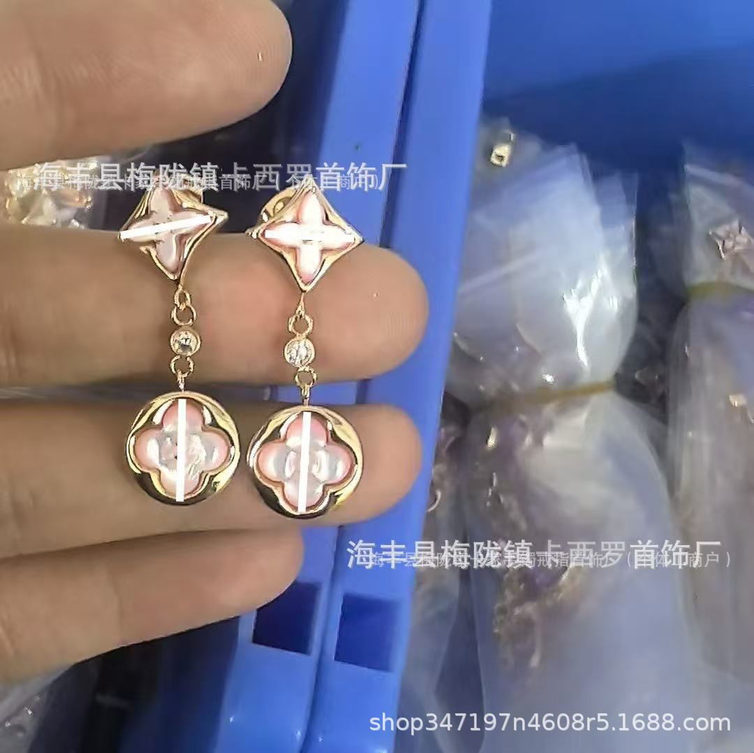 더블 꽃가루 귀걸이(카운터 버전)