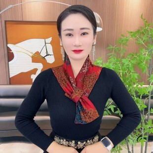 New Fashion Velvet Belt Pocket Neck Protection Scarf Warm Scarf Cold-proof All-match Neck Cover Wind-proof Neck Protection Scarf