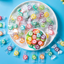 万圣节儿童糖果手工混合水果味切片糖散装批发小酸酸零食硬糖批发