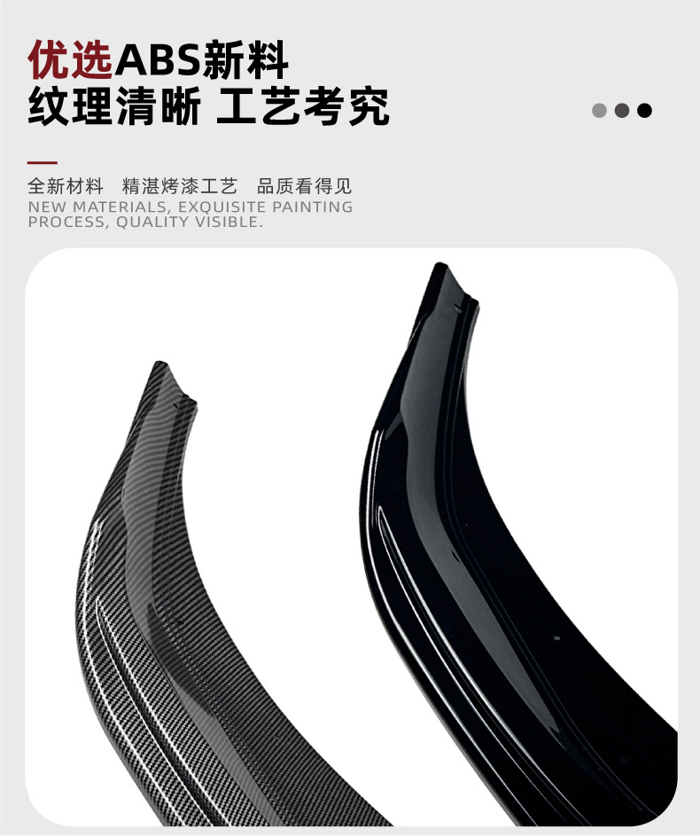 Suitable for Volkswagen Golf Mk8.5 2024+ Pro Standard Version Front Lip and Front Spoiler Modification