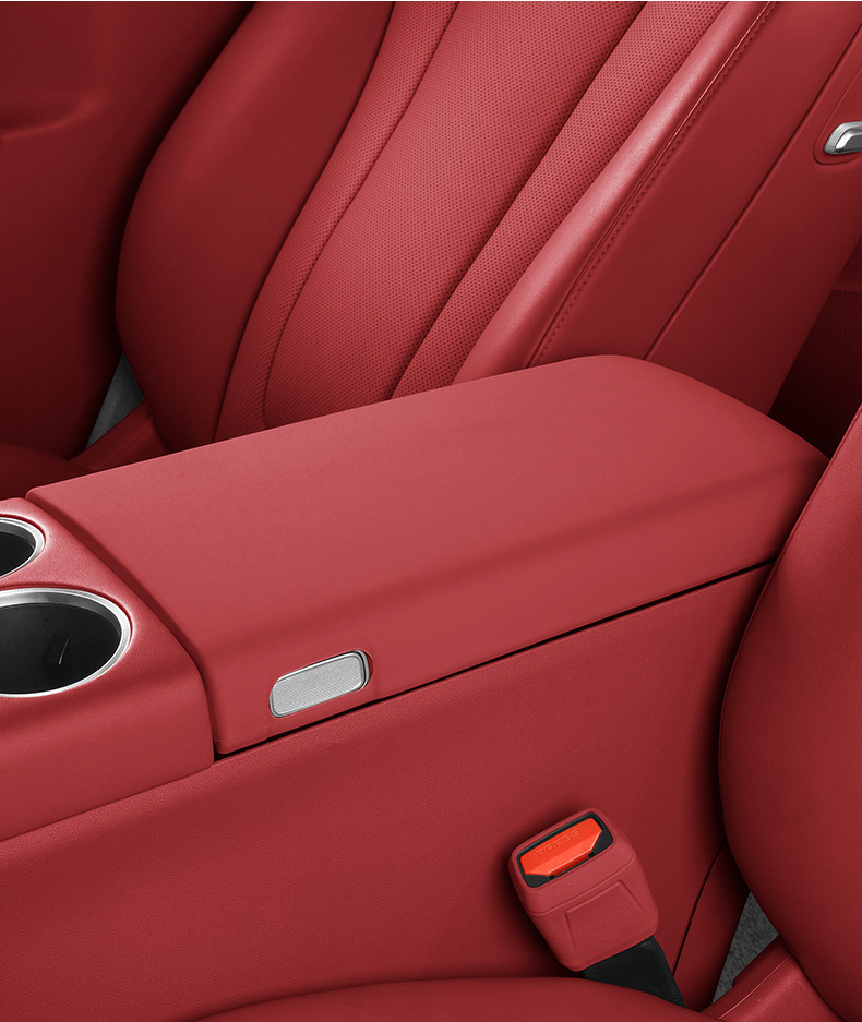 Specially Designed for Zhijie R7 Armrest Box Protective Cover, In-Car Central Control Silicone Protective Pad, Anti-Dirt Cover, Interior Accessories