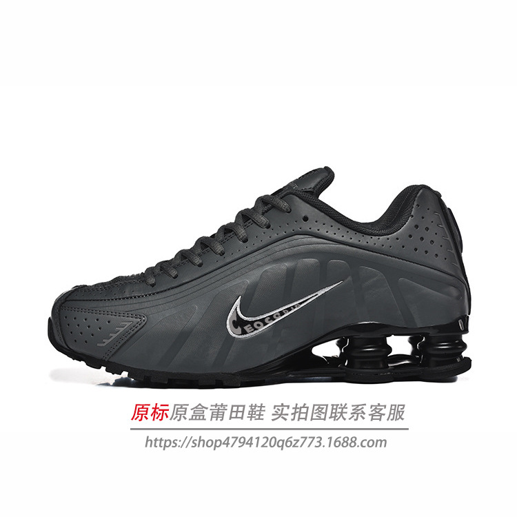 Mayorista puro transfronterizo columna de aire Shox R4 primavera amortiguación correr ocio transpirable zapatillas deportivas de comercio exterior hombre 40 - 46