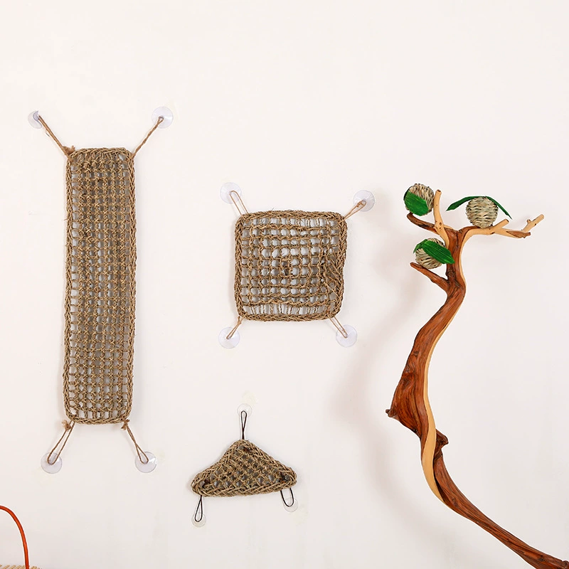 ПЭТ Мат Вода Трава Веревка Тканый Коврик Квадратный Треугольник Прямоугольный Растительный Тканый Коврик Комбинация Ящерица Мат