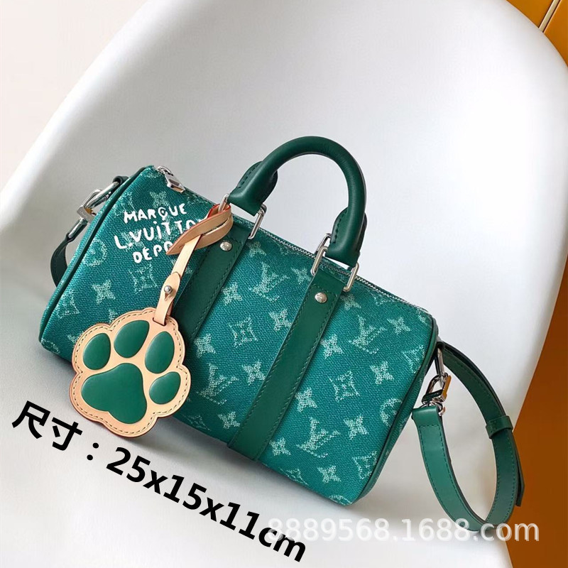 直接供給クロスボーダー m lv メンズバッグレディースバッグブラックウォリアーメッセンジャーバッグ枕バッグチェーンバッグボックスバッグポータブルブリーフケース|undefined