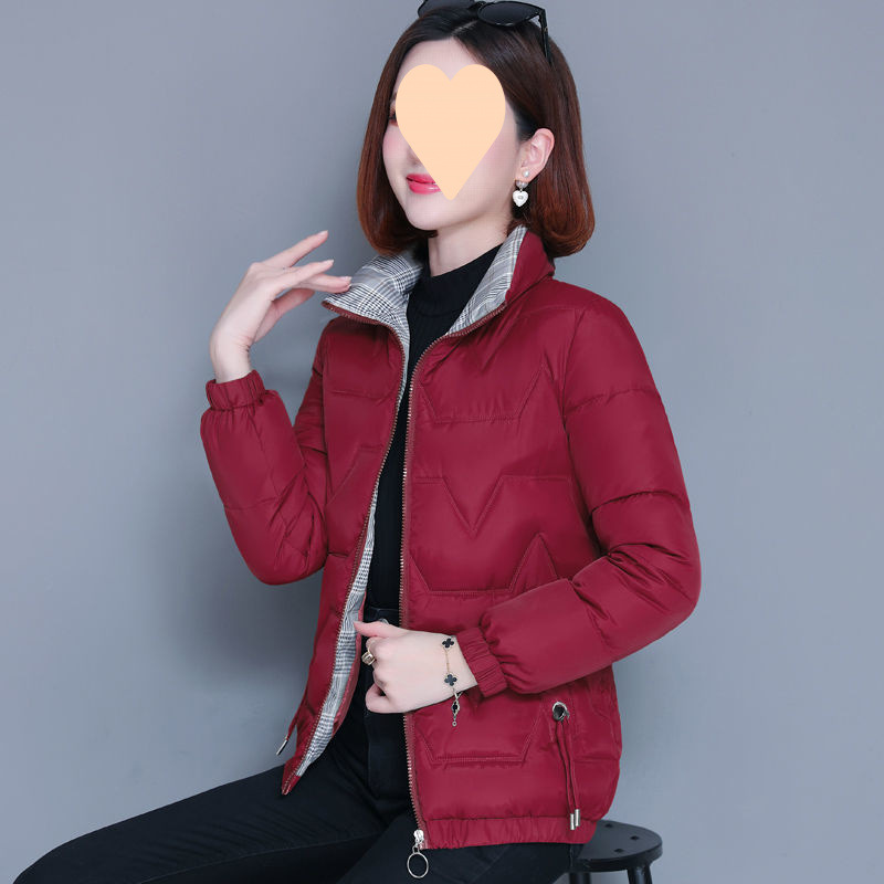 Women's Korean version 2025 new thickened jacket fashionable cotton jacket short fashion women's small cotton jacket large size winter