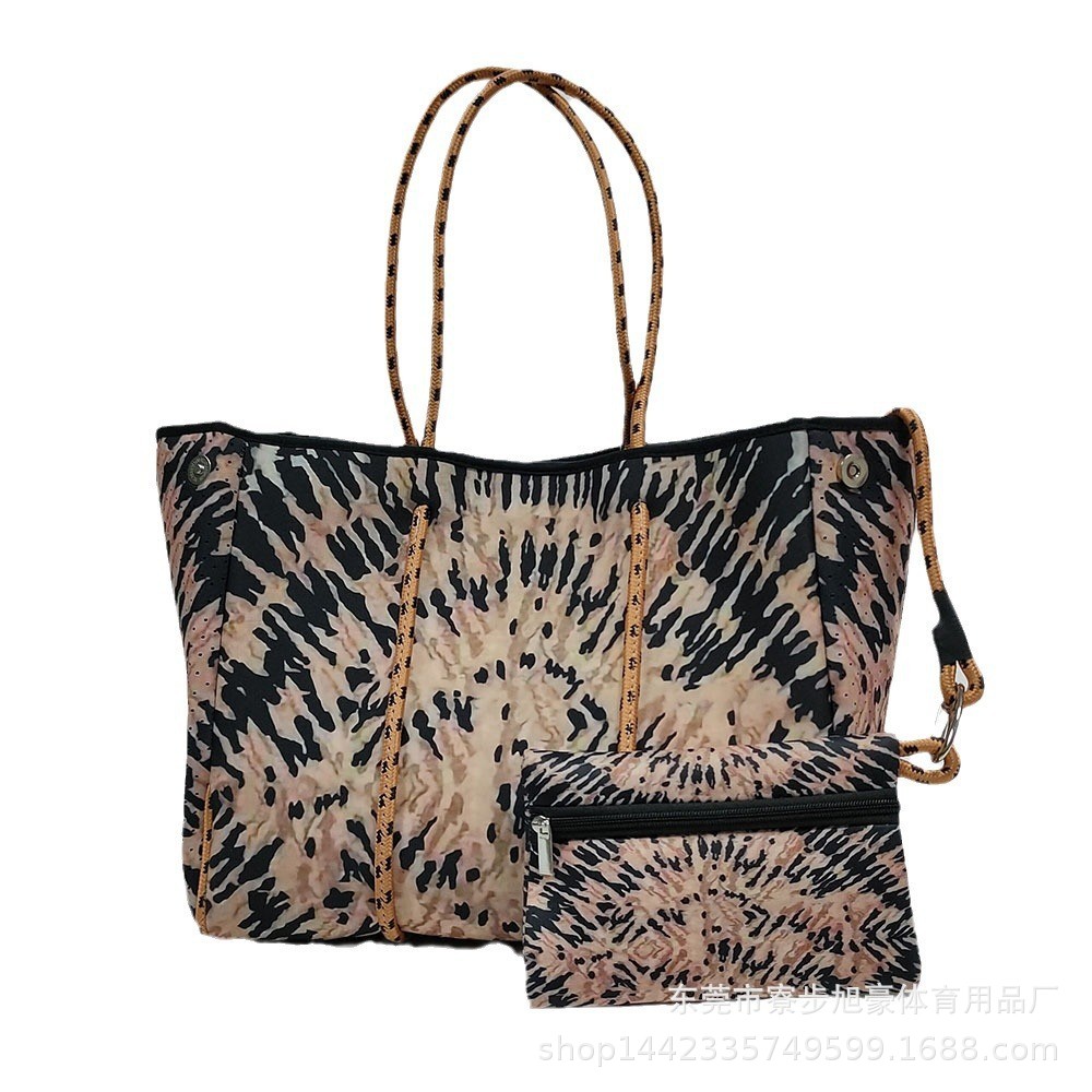 Bolsa perforada de material de buceo, bolsa de playa madre-hijo, bolsa de gimnasio, bolsa de hombro para deportes acuáticos y ocio, impermeable