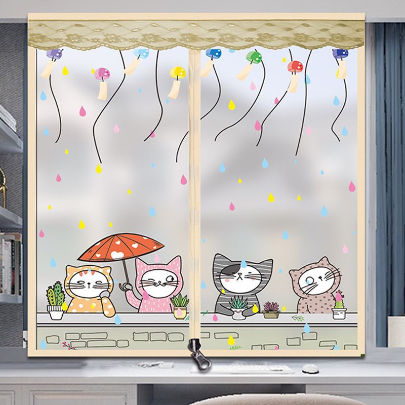 冬季密封窗户挡风神器防寒保暖窗帘冬天漏风保温膜防风帘条封双层