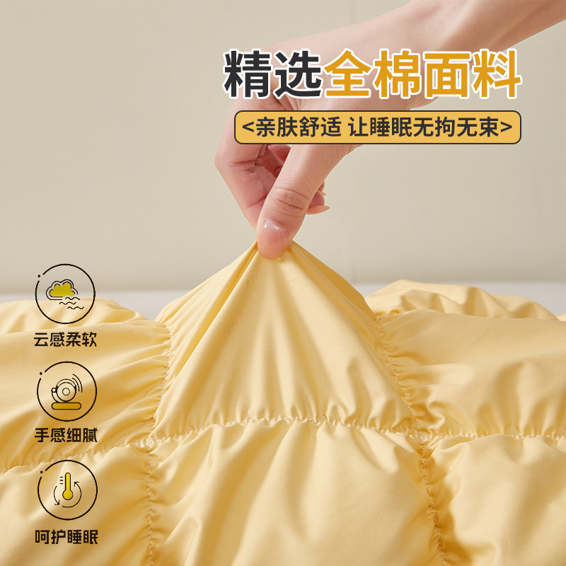 全棉菠萝包枕头家用成人一对护颈椎助睡眠枕芯纯棉宿舍单只装整头|undefined