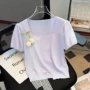 立体短袖法式夏季上衣