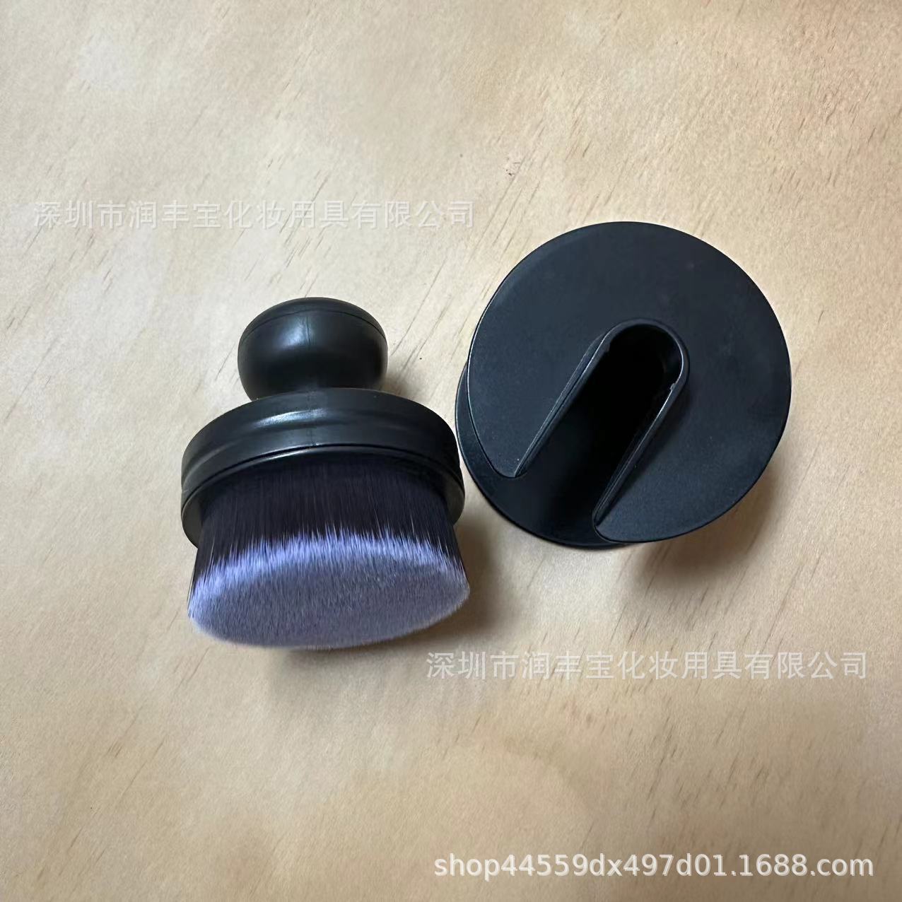 Cepillo de limpieza cepillo de sellado Push-Pull cepillo de Fundación cepillo de maquillaje multifuncional cepillo de polvo pelo suave cepillo de tipo O