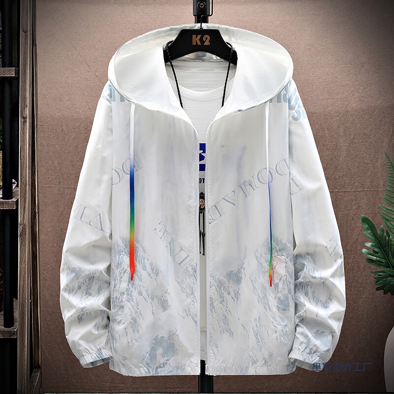 Anti-Uv Sun Protection Clothing for Teenagers, Thin Breathable Jacket for Students, Sun Protection Clothing, Sports and Leisure Trend
