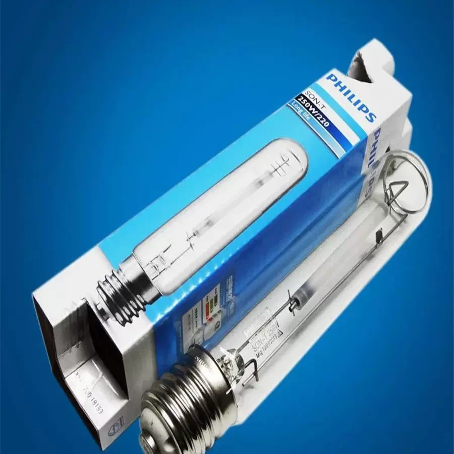 飞利浦高压钠灯SON-T 70W150W250W400W1000W E40黄光直管型植物F