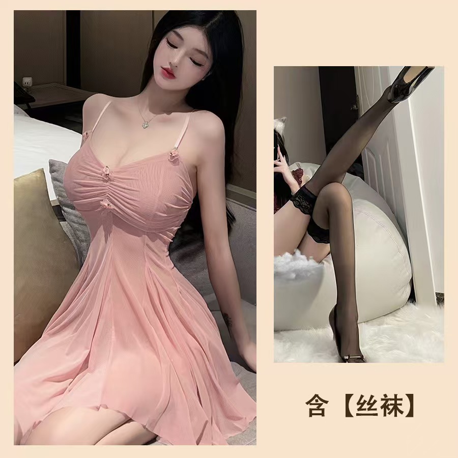 핑크 + 블랙 실크